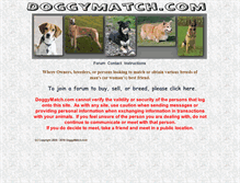 Tablet Screenshot of doggymatch.netxenon.com